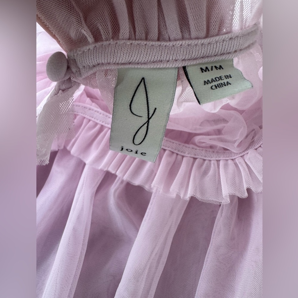 Pink Ruffled  Top size M - Picture 2 of 3